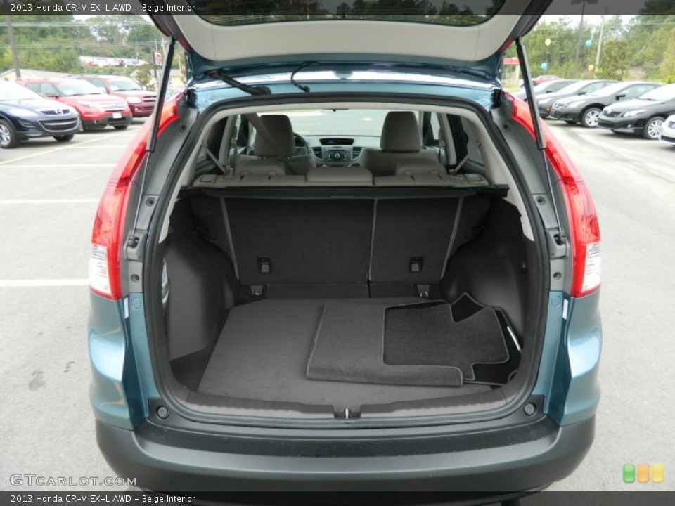 Beige Interior Trunk for the 2013 Honda CR-V EX-L AWD #72093487