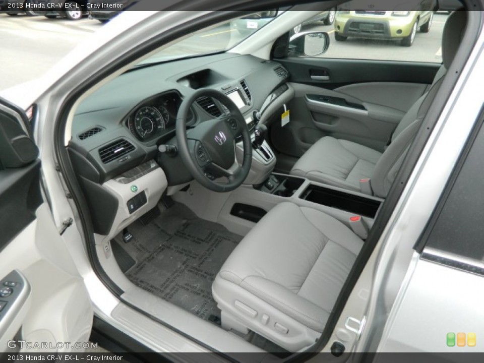Gray Interior Prime Interior for the 2013 Honda CR-V EX-L #72094394