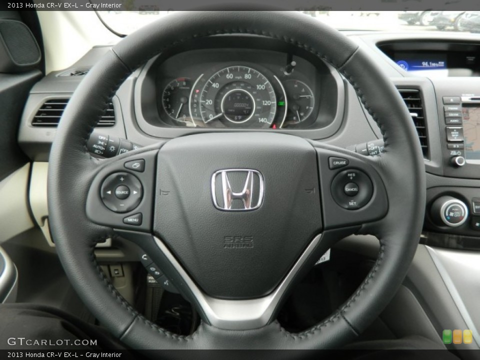 Gray Interior Steering Wheel for the 2013 Honda CR-V EX-L #72094606