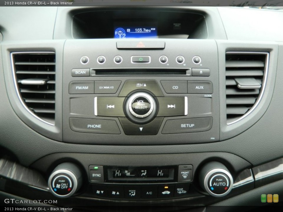 Black Interior Controls for the 2013 Honda CR-V EX-L #72095824