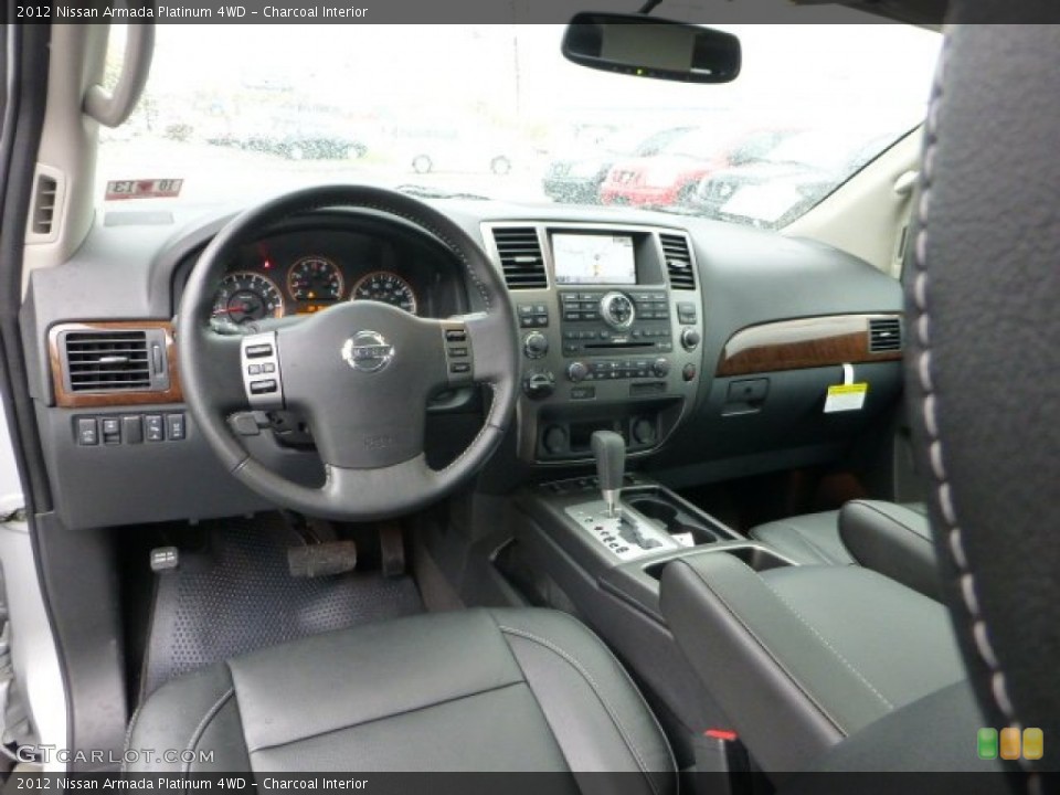Charcoal Interior Prime Interior for the 2012 Nissan Armada Platinum 4WD #72096775