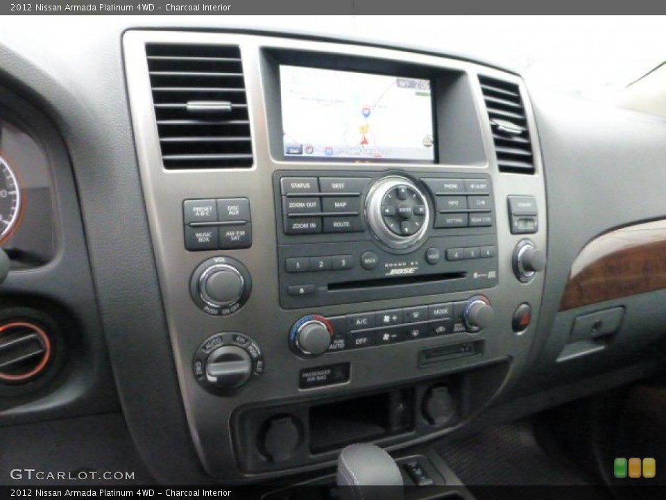 Charcoal Interior Controls for the 2012 Nissan Armada Platinum 4WD #72096817