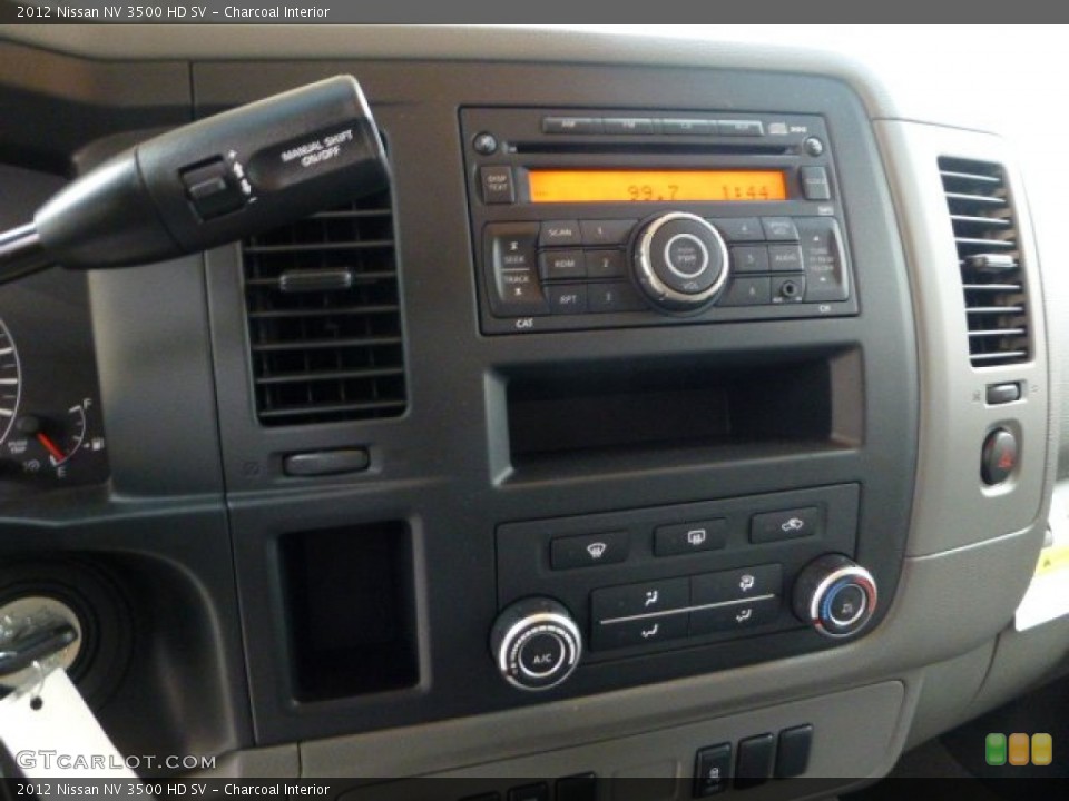 Charcoal Interior Controls for the 2012 Nissan NV 3500 HD SV #72097669