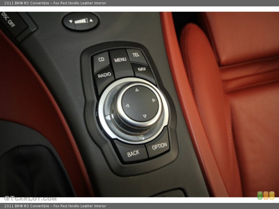 Fox Red Novillo Leather Interior Controls for the 2011 BMW M3 Convertible #72098299