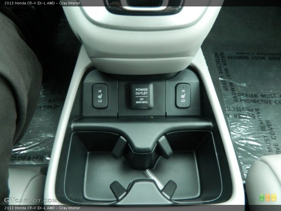 Gray Interior Controls for the 2013 Honda CR-V EX-L AWD #72098356