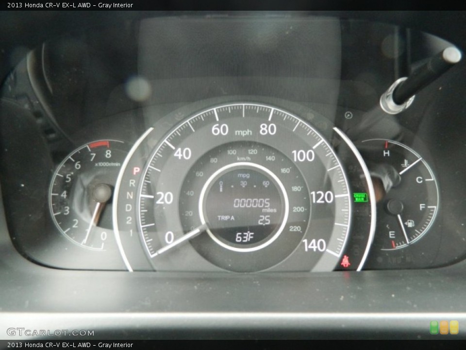 Gray Interior Gauges for the 2013 Honda CR-V EX-L AWD #72098428