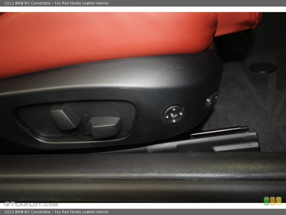 Fox Red Novillo Leather Interior Controls for the 2011 BMW M3 Convertible #72098437