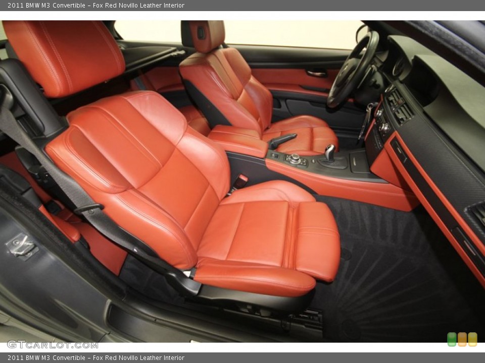 Fox Red Novillo Leather Interior Photo for the 2011 BMW M3 Convertible #72098461