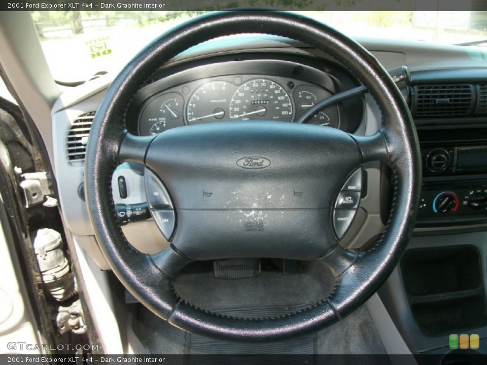Dark Graphite Interior Steering Wheel for the 2001 Ford Explorer XLT 4x4 #72098614