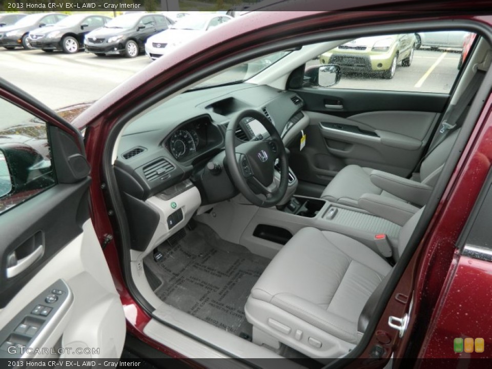 Gray Interior Photo for the 2013 Honda CR-V EX-L AWD #72098620