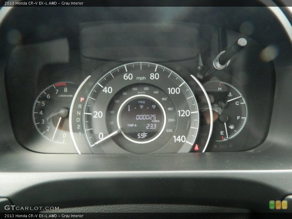 Gray Interior Gauges for the 2013 Honda CR-V EX-L AWD #72098802