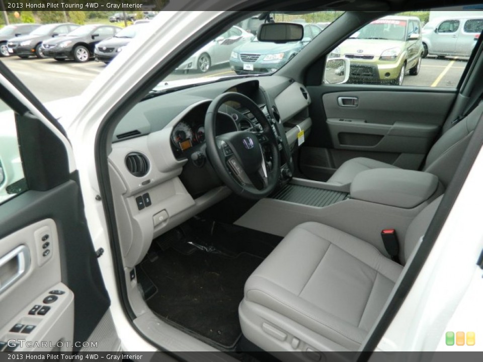 Gray Interior Prime Interior for the 2013 Honda Pilot Touring 4WD #72098953