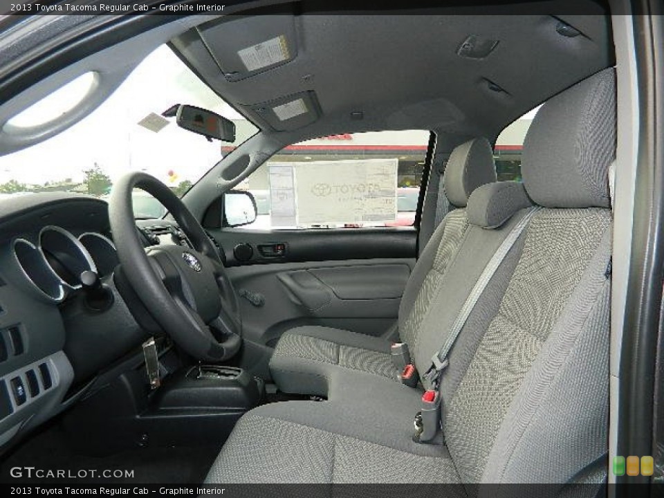 Graphite Interior Photo for the 2013 Toyota Tacoma Regular Cab #72099718