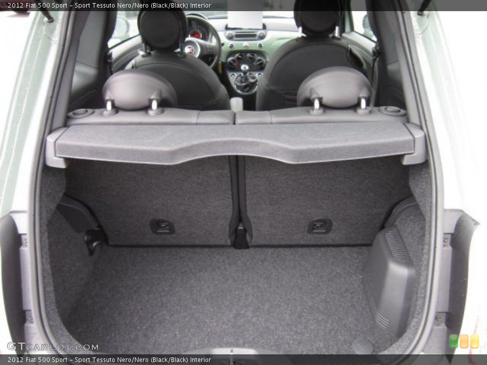 Sport Tessuto Nero/Nero (Black/Black) Interior Trunk for the 2012 Fiat 500 Sport #72103815