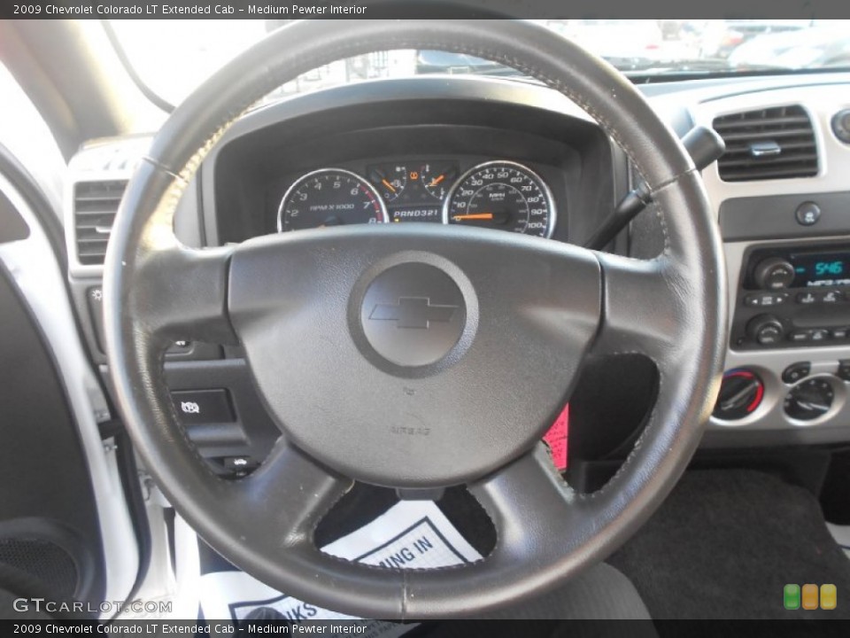 Medium Pewter Interior Steering Wheel for the 2009 Chevrolet Colorado LT Extended Cab #72106443