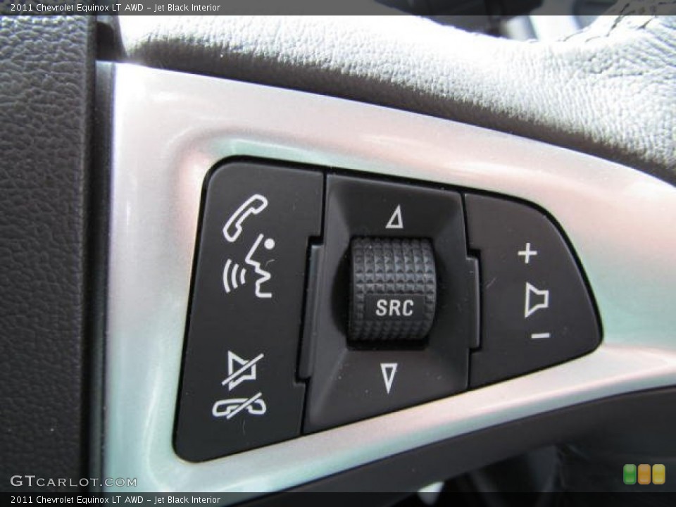 Jet Black Interior Controls for the 2011 Chevrolet Equinox LT AWD #72106621