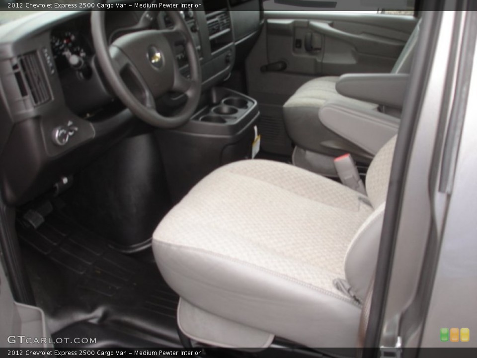 Medium Pewter Interior Photo for the 2012 Chevrolet Express 2500 Cargo Van #72118370