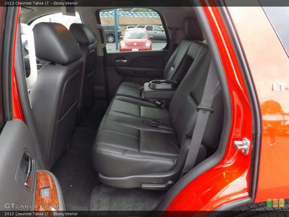 Ebony Interior Rear Seat for the 2013 Chevrolet Tahoe LT #72120359