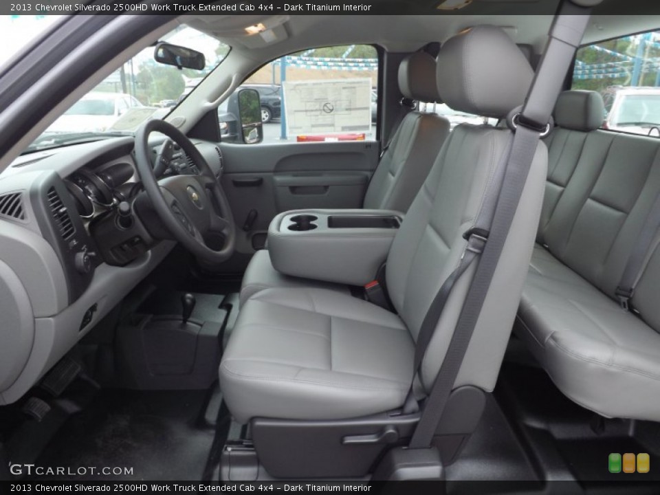 Dark Titanium Interior Photo for the 2013 Chevrolet Silverado 2500HD Work Truck Extended Cab 4x4 #72121566