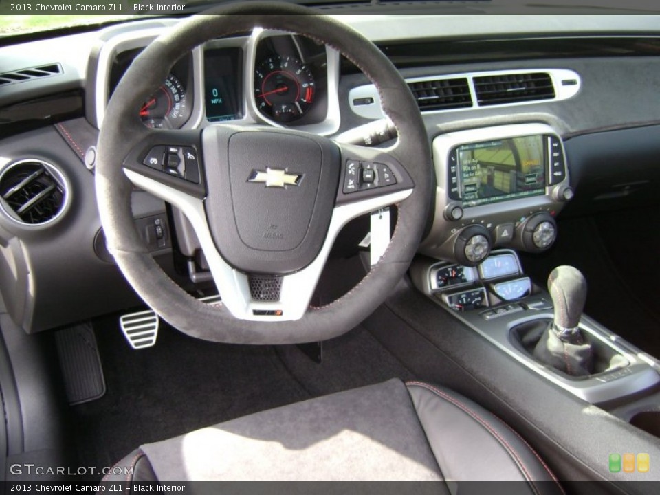 Black Interior Dashboard for the 2013 Chevrolet Camaro ZL1 #72123245