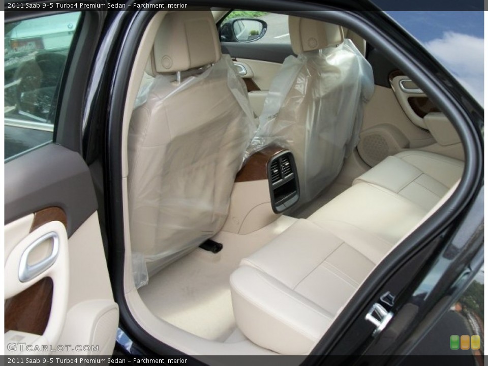 Parchment Interior Rear Seat for the 2011 Saab 9-5 Turbo4 Premium Sedan #72124665