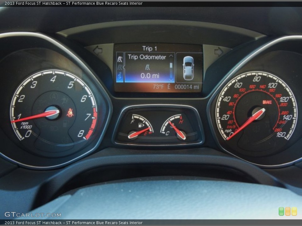 ST Performance Blue Recaro Seats Interior Gauges for the 2013 Ford Focus ST Hatchback #72126610