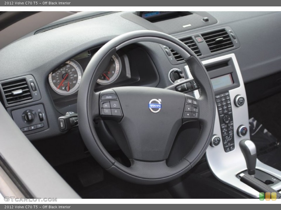 Off Black Interior Steering Wheel for the 2012 Volvo C70 T5 #72127233