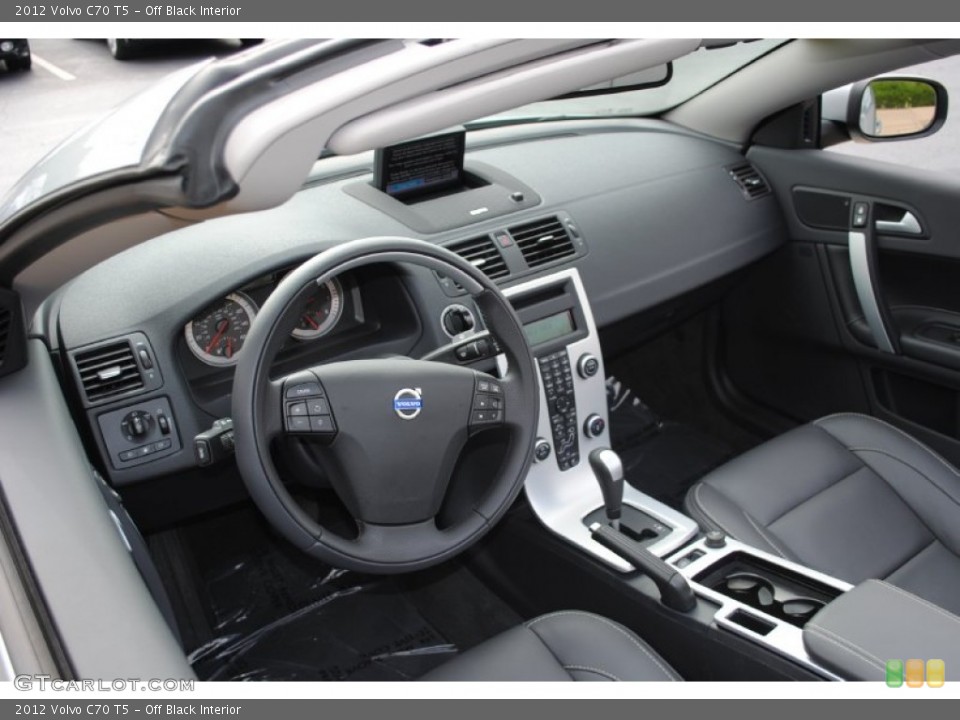 Off Black Interior Photo for the 2012 Volvo C70 T5 #72127473