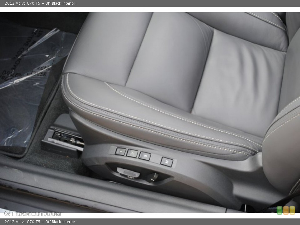 Off Black Interior Front Seat for the 2012 Volvo C70 T5 #72127496