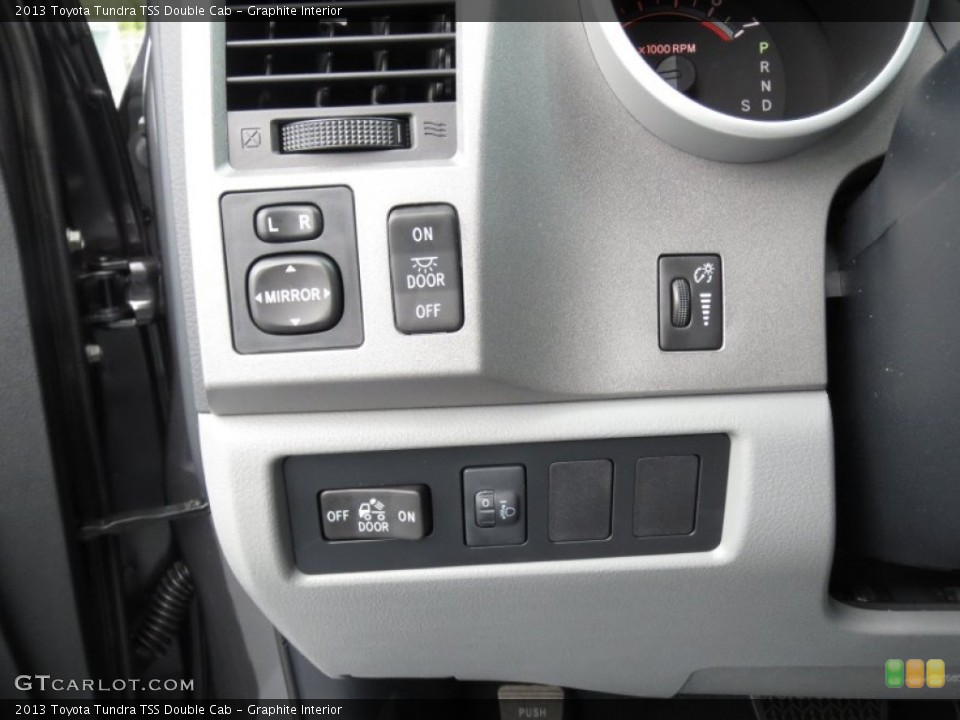 Graphite Interior Controls for the 2013 Toyota Tundra TSS Double Cab #72128709