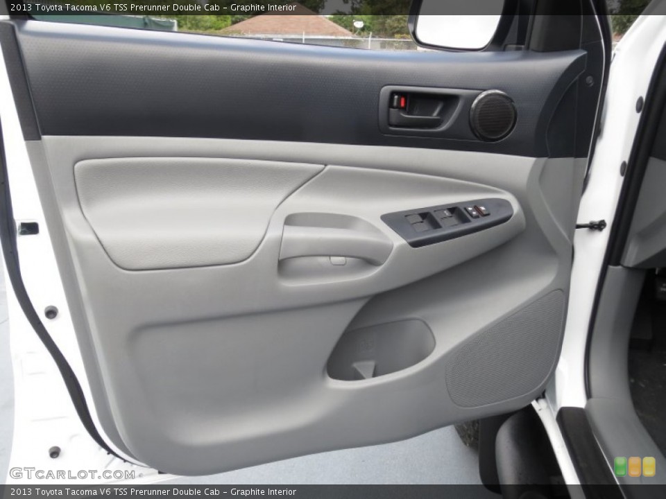 Graphite Interior Door Panel for the 2013 Toyota Tacoma V6 TSS Prerunner Double Cab #72129224