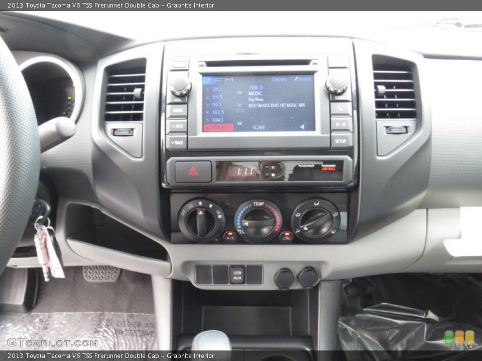 Graphite Interior Controls for the 2013 Toyota Tacoma V6 TSS Prerunner Double Cab #72129318