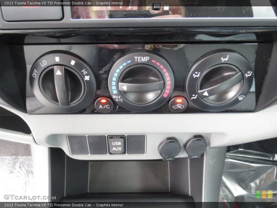 Graphite Interior Controls for the 2013 Toyota Tacoma V6 TSS Prerunner Double Cab #72129362
