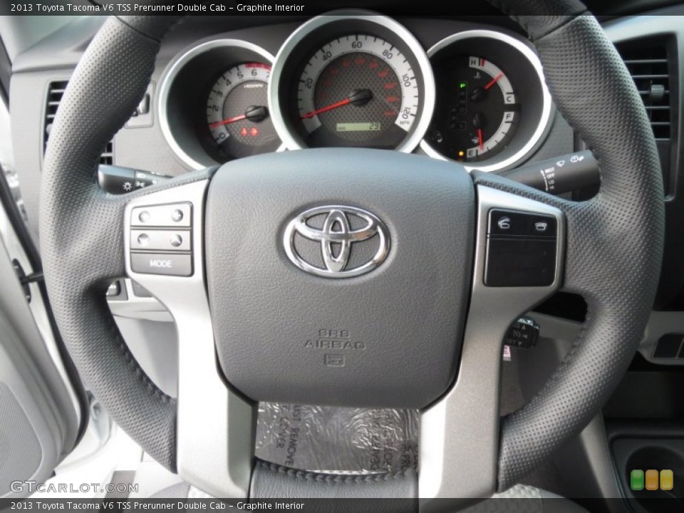 Graphite Interior Steering Wheel for the 2013 Toyota Tacoma V6 TSS Prerunner Double Cab #72129417