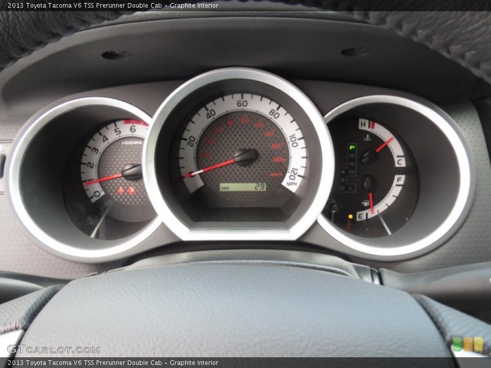 Graphite Interior Gauges for the 2013 Toyota Tacoma V6 TSS Prerunner Double Cab #72129438