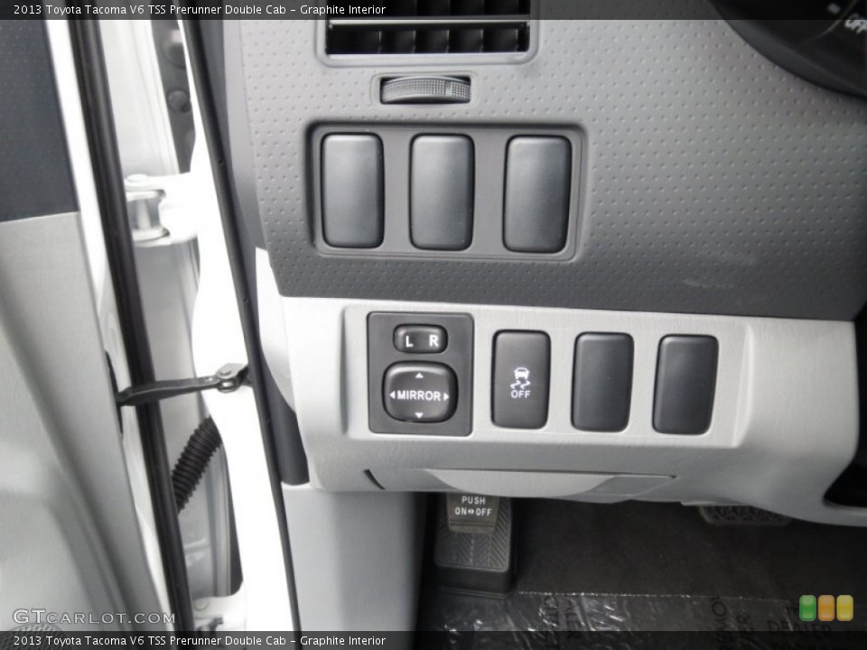 Graphite Interior Controls for the 2013 Toyota Tacoma V6 TSS Prerunner Double Cab #72129462