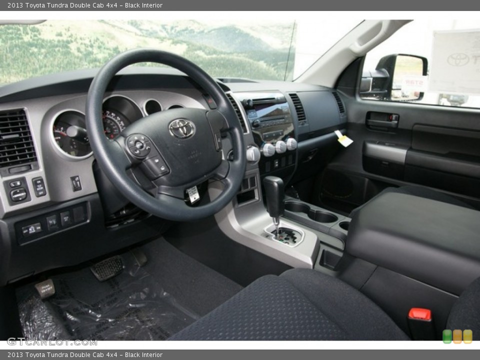 Black Interior Prime Interior for the 2013 Toyota Tundra Double Cab 4x4 #72134955