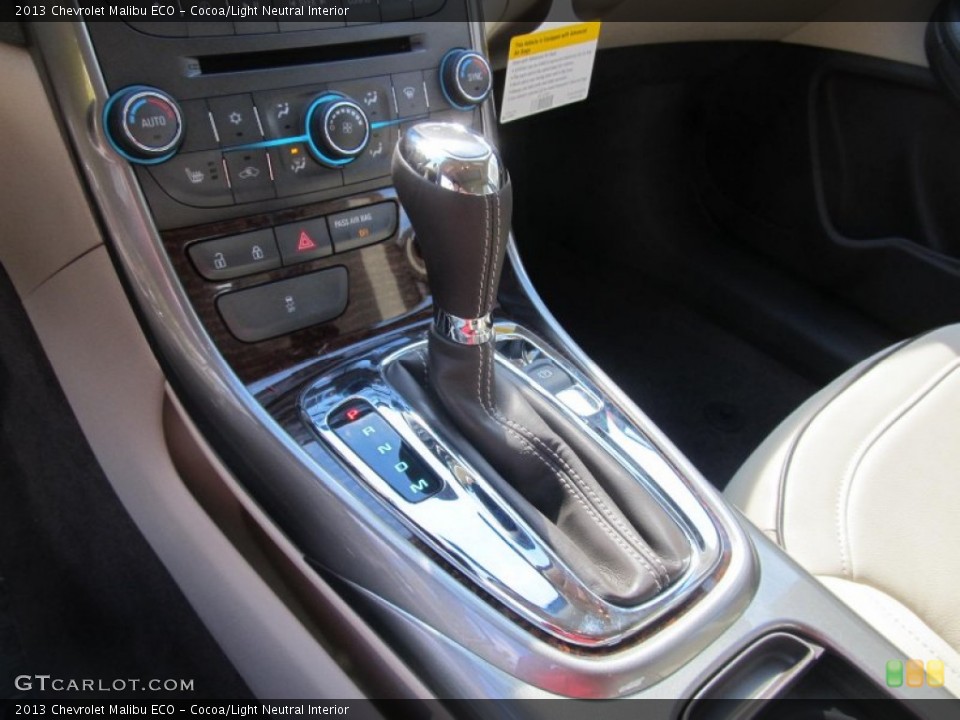 Cocoa/Light Neutral Interior Transmission for the 2013 Chevrolet Malibu ECO #72134967