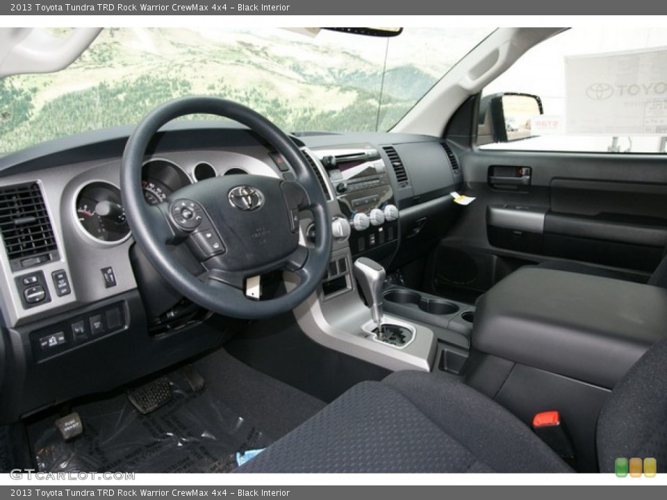 Black Interior Prime Interior for the 2013 Toyota Tundra TRD Rock Warrior CrewMax 4x4 #72135198