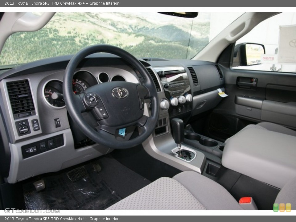 Graphite Interior Prime Interior for the 2013 Toyota Tundra SR5 TRD CrewMax 4x4 #72135741