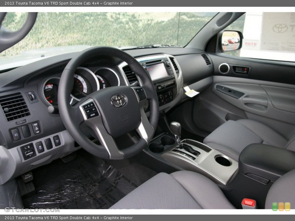 Graphite Interior Prime Interior for the 2013 Toyota Tacoma V6 TRD Sport Double Cab 4x4 #72137148