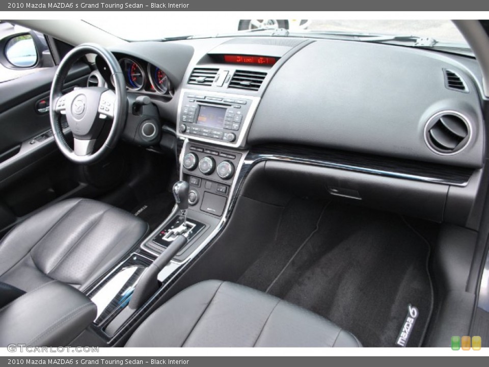 Black Interior Dashboard for the 2010 Mazda MAZDA6 s Grand Touring Sedan #72137343