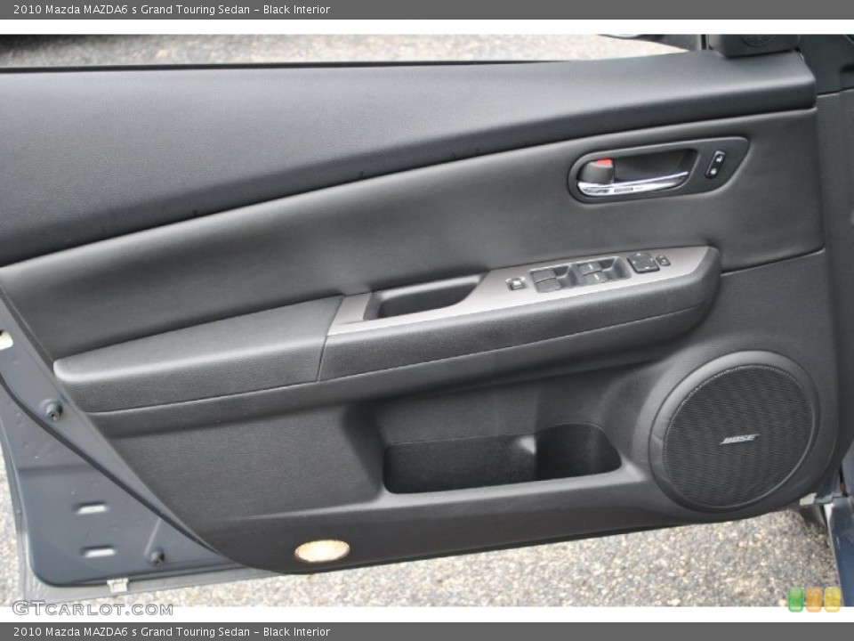 Black Interior Door Panel for the 2010 Mazda MAZDA6 s Grand Touring Sedan #72137364