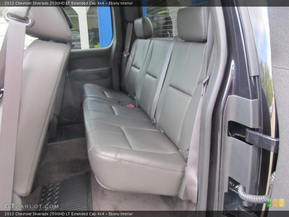 Ebony Interior Rear Seat for the 2013 Chevrolet Silverado 2500HD LT Extended Cab 4x4 #72137379