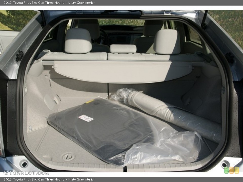 Misty Gray Interior Trunk for the 2012 Toyota Prius 3rd Gen Three Hybrid #72138285