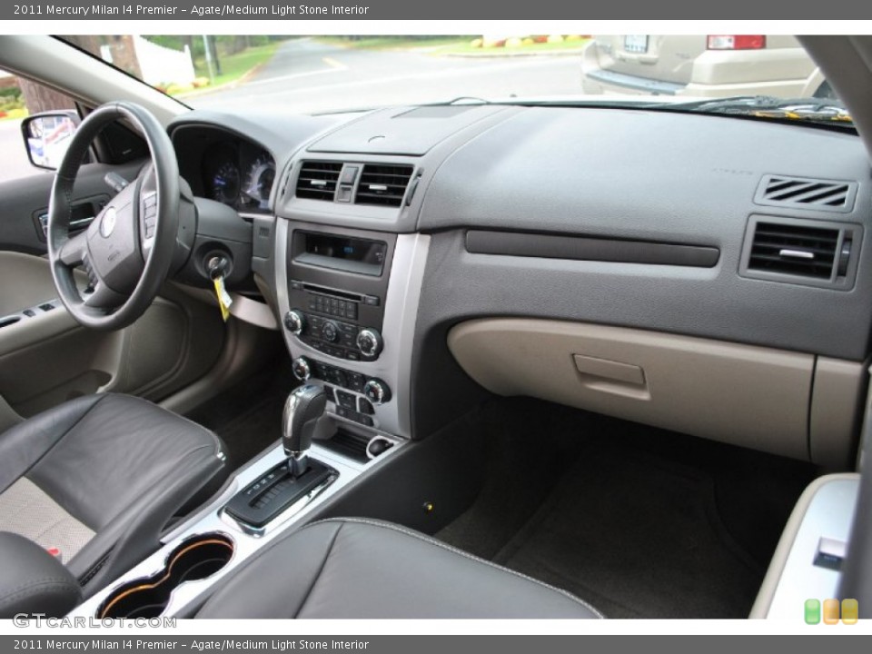 Agate/Medium Light Stone Interior Dashboard for the 2011 Mercury Milan I4 Premier #72138311