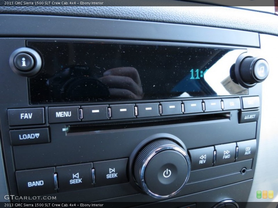 Ebony Interior Audio System for the 2013 GMC Sierra 1500 SLT Crew Cab 4x4 #72138441