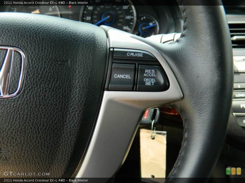 Black Interior Controls for the 2011 Honda Accord Crosstour EX-L 4WD #72139854