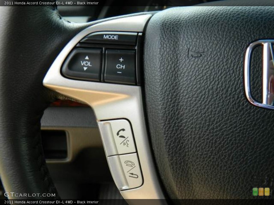 Black Interior Controls for the 2011 Honda Accord Crosstour EX-L 4WD #72139878