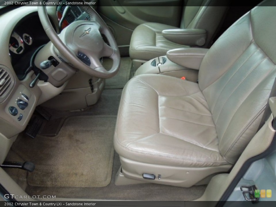 Sandstone Interior Front Seat for the 2002 Chrysler Town & Country LXi #72141686